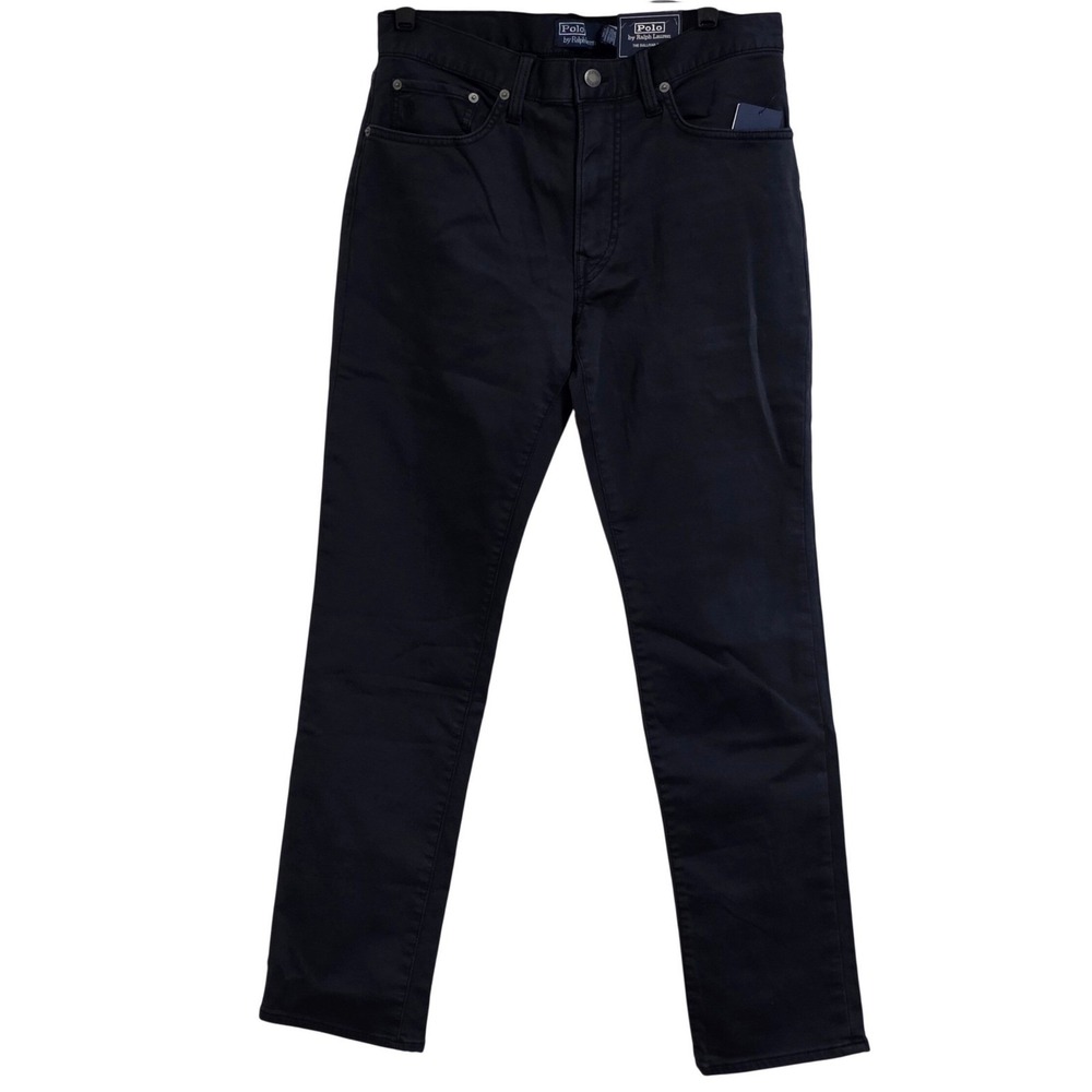 Polo Ralph Lauren Knit Like Sullivan Pant Men's 30x30 Aviator Navy Blue Slim Fit - Picture 1 of 5